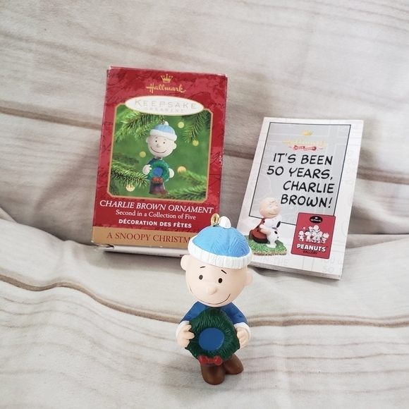 Hallmark Peanuts Charlie Brown A Snoopy Christmas Ornament Bob Siedler 1999 Box - Picture 1 of 10